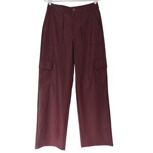 WILD FABLE, Polyester canvas cargo pants, brown, for women, size S